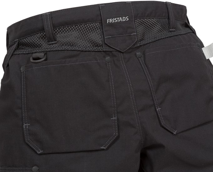 Kelnės FRISTADS KANSAS 2093 NYC /Hi Vis/juoda-geltona2
